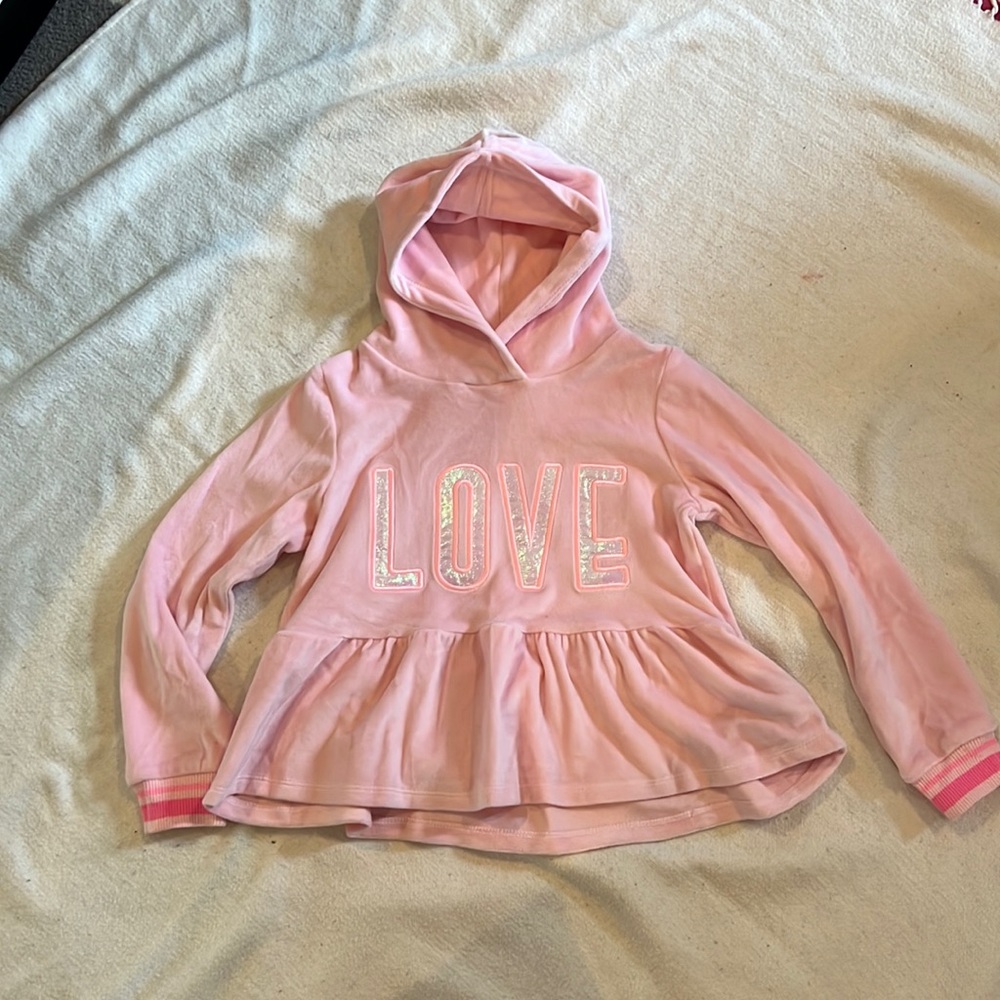Buttery soft LOVE 💕empire waist pullover hoodie.